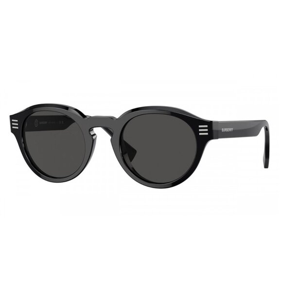 NEW BURBERRY ROUND BLACK MEN BE4404 3001/87 SUNGLASSES BE4404 300187 EYEWEAR